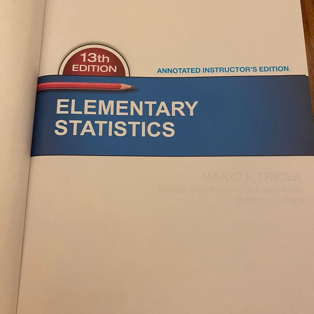 Elementary Statistics - Instructor's Copy - Pearson - 13E - 2018